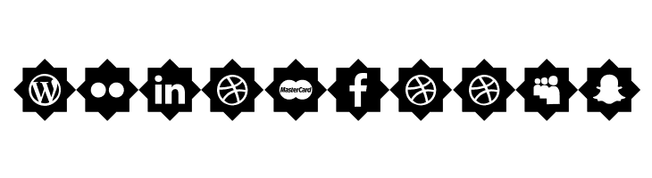 icons social media  Free Fonts Download