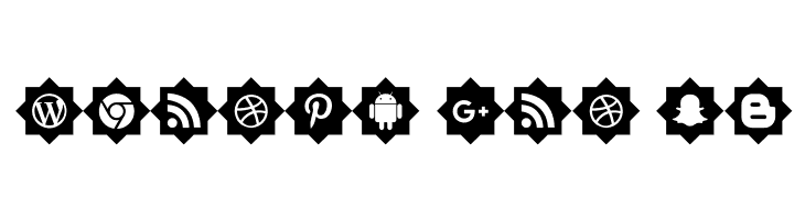 icons social media  Free Fonts Download