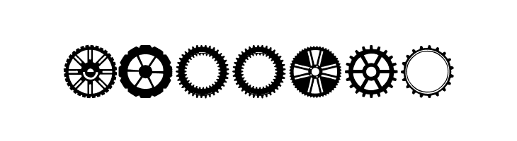 Gears Icons  Free Fonts Download