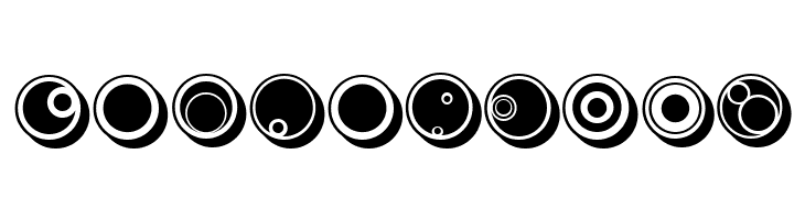 Circles Regular  Free Fonts Download