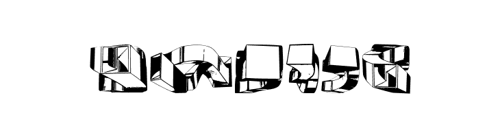 Object 3D Regular  Free Fonts Download