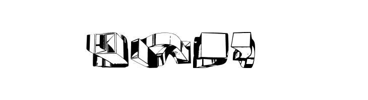 Object 3D Regular  Free Fonts Download