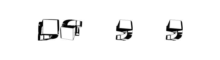 Object 3D Regular  Free Fonts Download