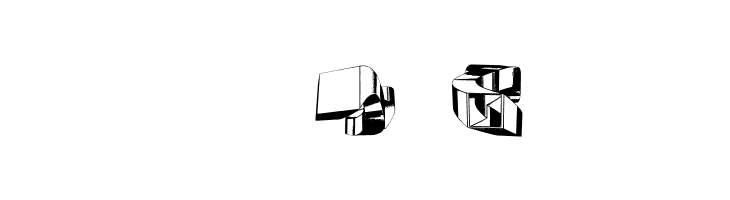 Object 3D Regular  Free Fonts Download