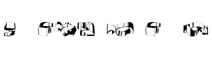Object 3D Regular  Free Fonts Download