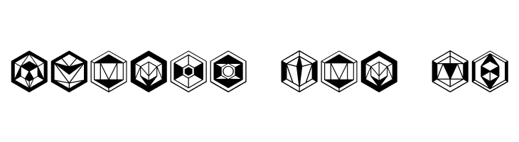 Hexagons Regular  Free Fonts Download