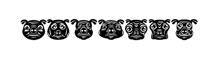 Pigs Regular  Free Fonts Download