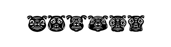 Pigs Regular  Free Fonts Download