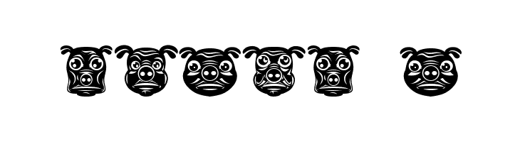 Pigs Regular  Free Fonts Download