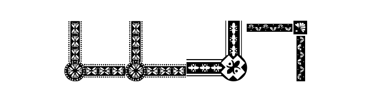 Vintage Decorative Corners 18  Free Fonts Download