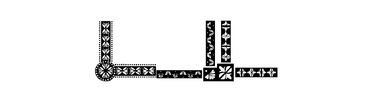 Vintage Decorative Corners 18  Free Fonts Download