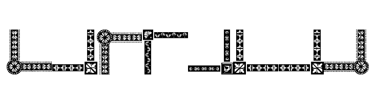 Vintage Decorative Corners 18  Free Fonts Download