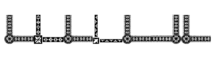 Vintage Decorative Corners 18  Free Fonts Download