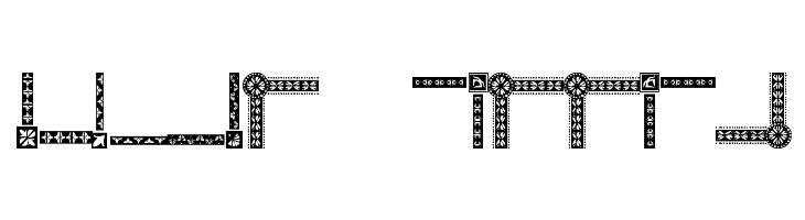 Vintage Decorative Corners 18  Free Fonts Download