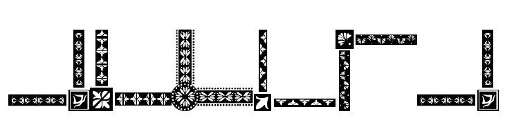 Vintage Decorative Corners 18  Free Fonts Download