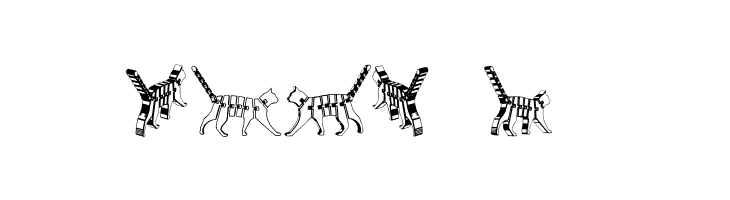 Cat 3D Regular  Free Fonts Download