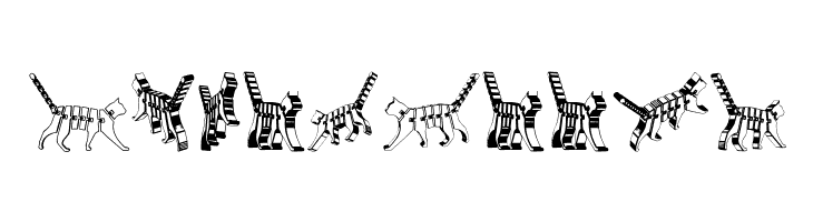 Cat 3D Regular  Free Fonts Download