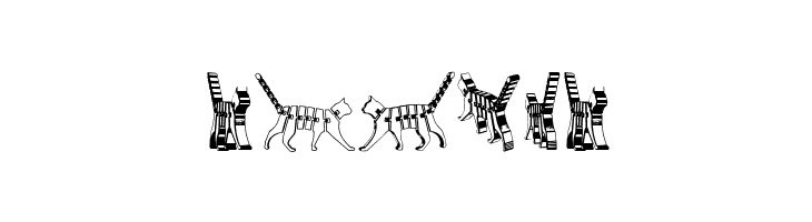 Cat 3D Regular  Free Fonts Download