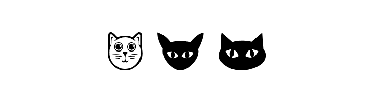 Cat Faces  Free Fonts Download