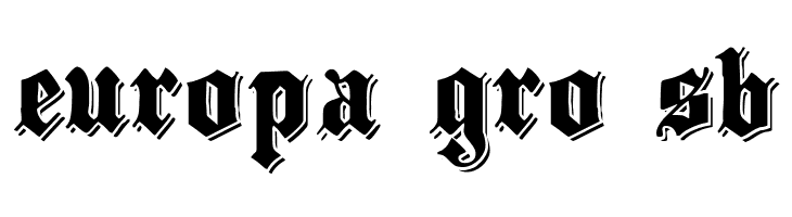 ShadowedBlackWide Normal  Free Fonts Download