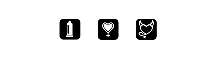 Erotic Symbols Regular  Free Fonts Download