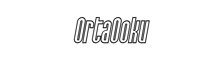 SF Port McKenzie Outline Italic  Free Fonts Download