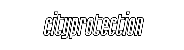 SF Port McKenzie Outline Italic  Free Fonts Download