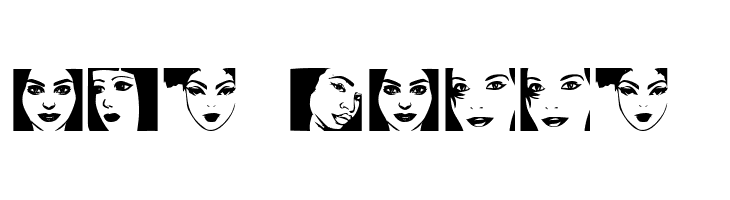 Portraits de Femmes Regular  Free Fonts Download