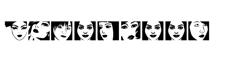 Portraits de Femmes Regular  Free Fonts Download