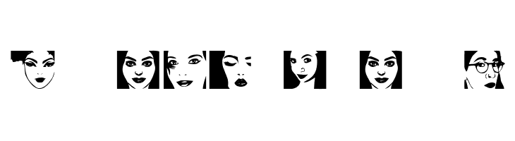Portraits de Femmes Regular  Free Fonts Download