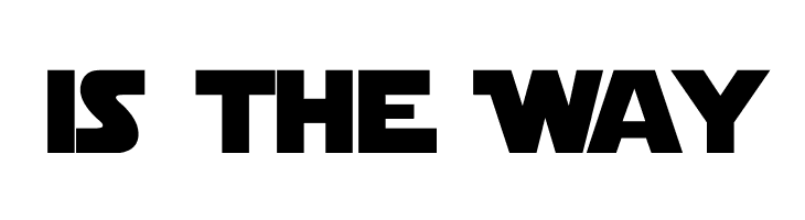 is%2Bthe%2BWay Star Jedi Font