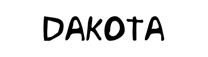 handwriting dakota Font Search