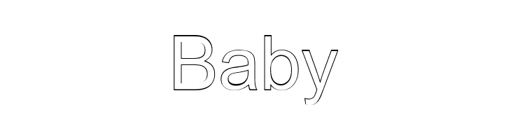 Arialic Hollow  Free Fonts Download