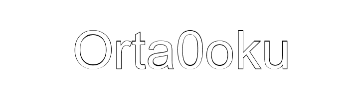 Arialic Hollow  Free Fonts Download