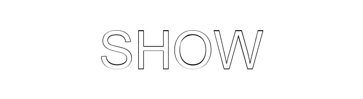 Arialic Hollow  Free Fonts Download