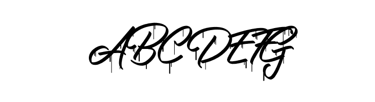 The Gunslinger Waterdrop  Free Fonts Download