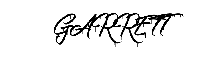 The Gunslinger Waterdrop  Free Fonts Download