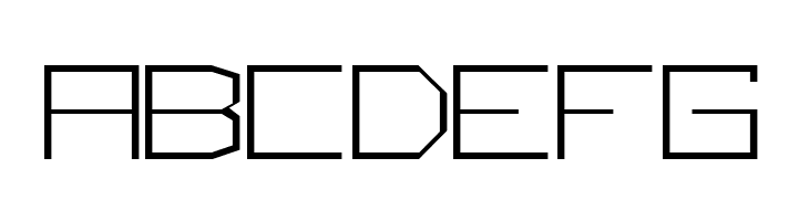 Square Unique Thin  Free Fonts Download
