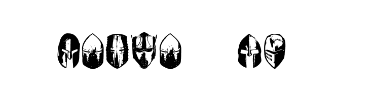 Knights Helmets Regular  Free Fonts Download