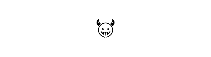 Devil Emoji Regular  Free Fonts Download