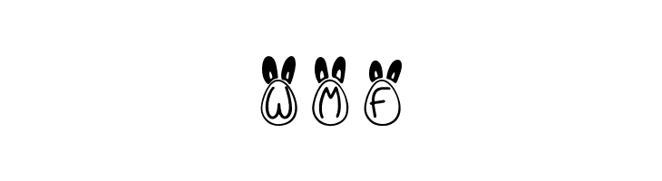 Eggy Bunny Ear  Free Fonts Download