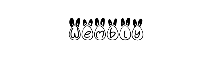 Eggy Bunny Ear  Free Fonts Download