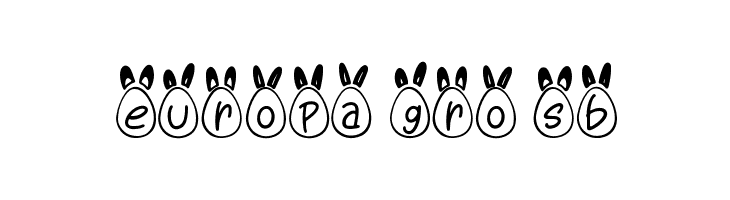 Eggy Bunny Ear  Free Fonts Download