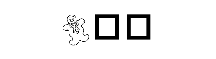 Destiny's Gingerbread Dings  Free Fonts Download