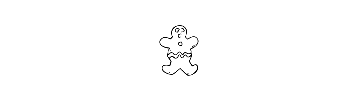 Destiny's Gingerbread Dings  Free Fonts Download