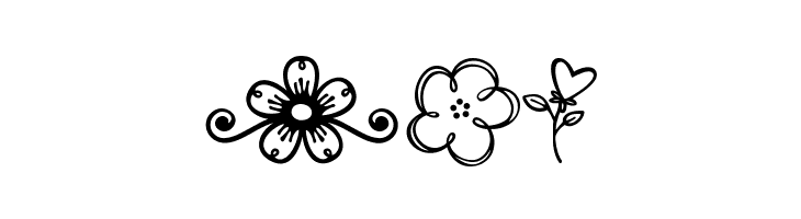 Janda Flower Doodles  Free Fonts Download