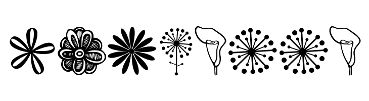 Janda Flower Doodles  Free Fonts Download