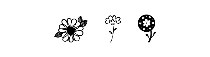 Janda Flower Doodles  Free Fonts Download