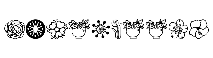 Janda Flower Doodles  Free Fonts Download