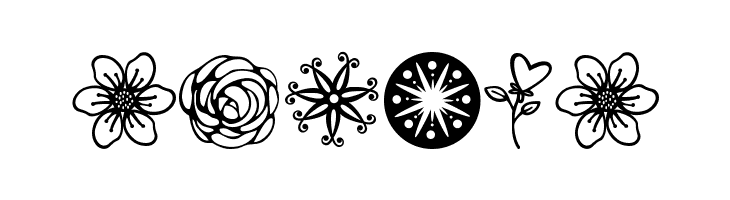Janda Flower Doodles  Free Fonts Download